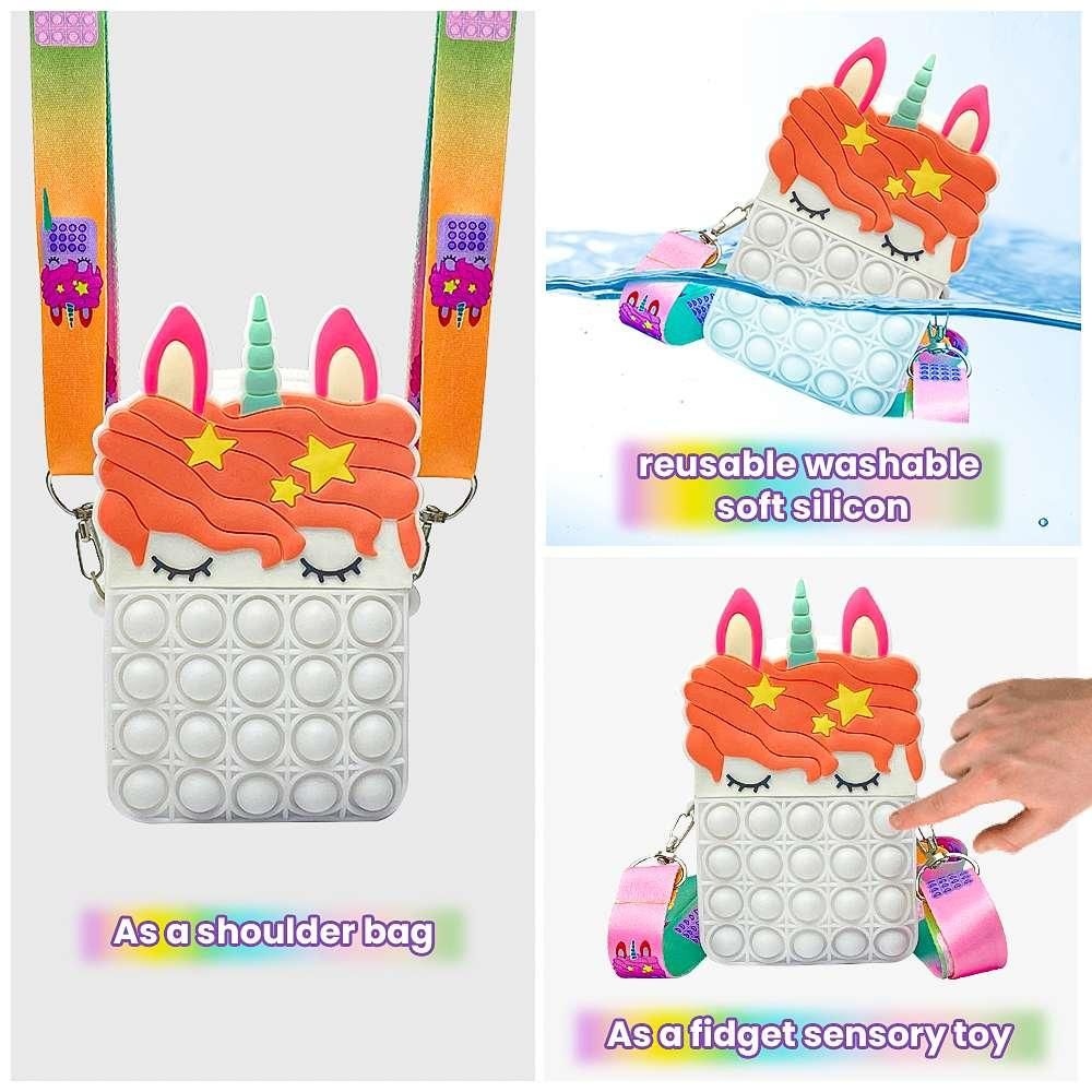 Pop It Unicorn sling Bag