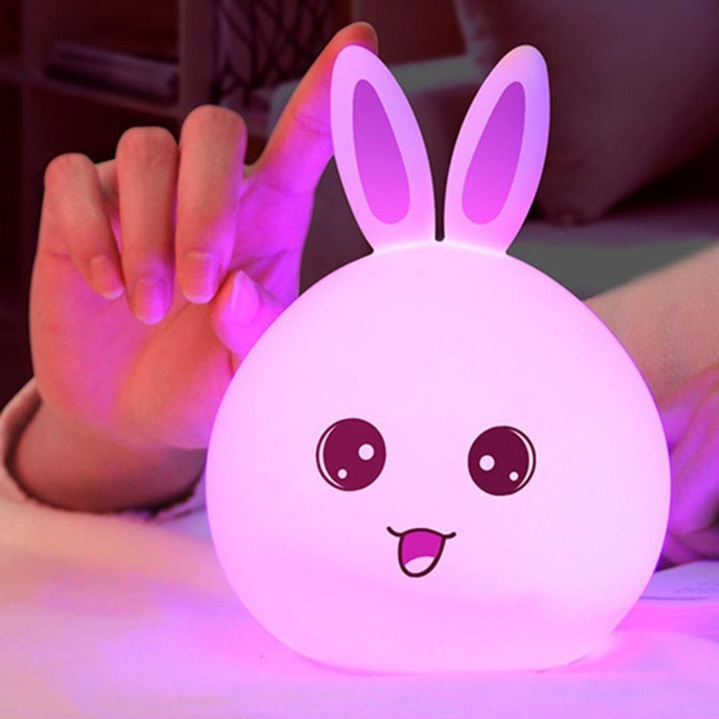 Rabbit Silicone Touch Night Light