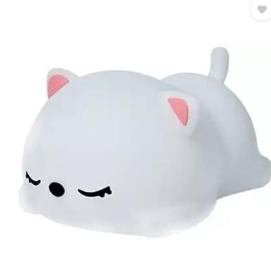 Snoring Cat Silicone Night Light