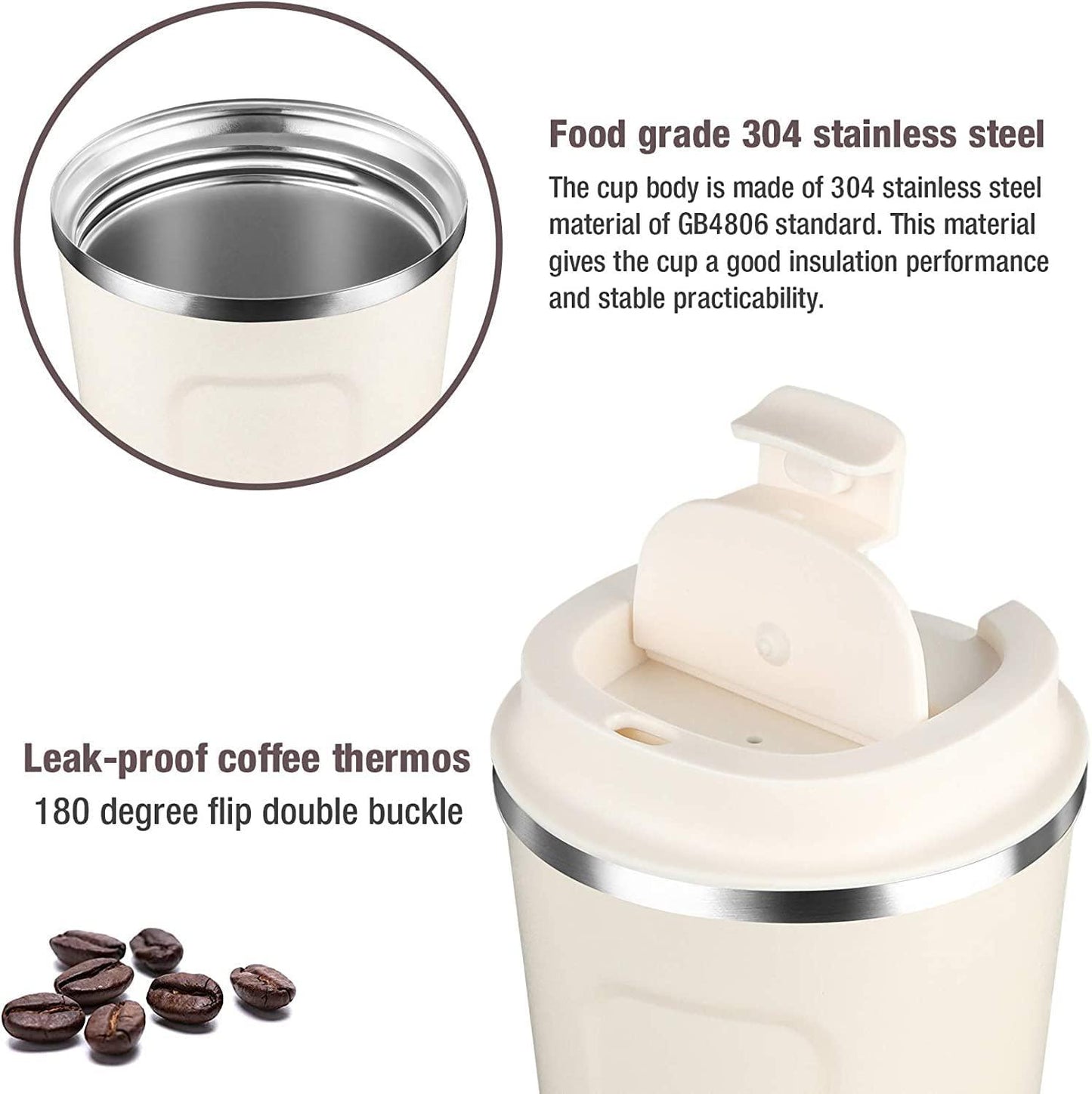 Stainless Steel Insulated Coffee Mug