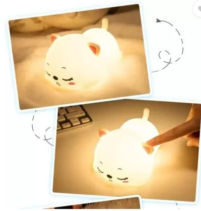 Snoring Cat Silicone Night Light