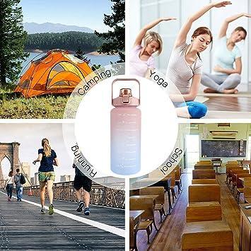 3-Pack Motivational Water Bottle Set
