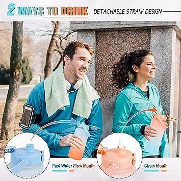 3-Pack Motivational Water Bottle Set