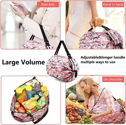 Foldable Camo Shopping Bag