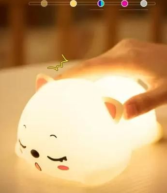 Snoring Cat Silicone Night Light
